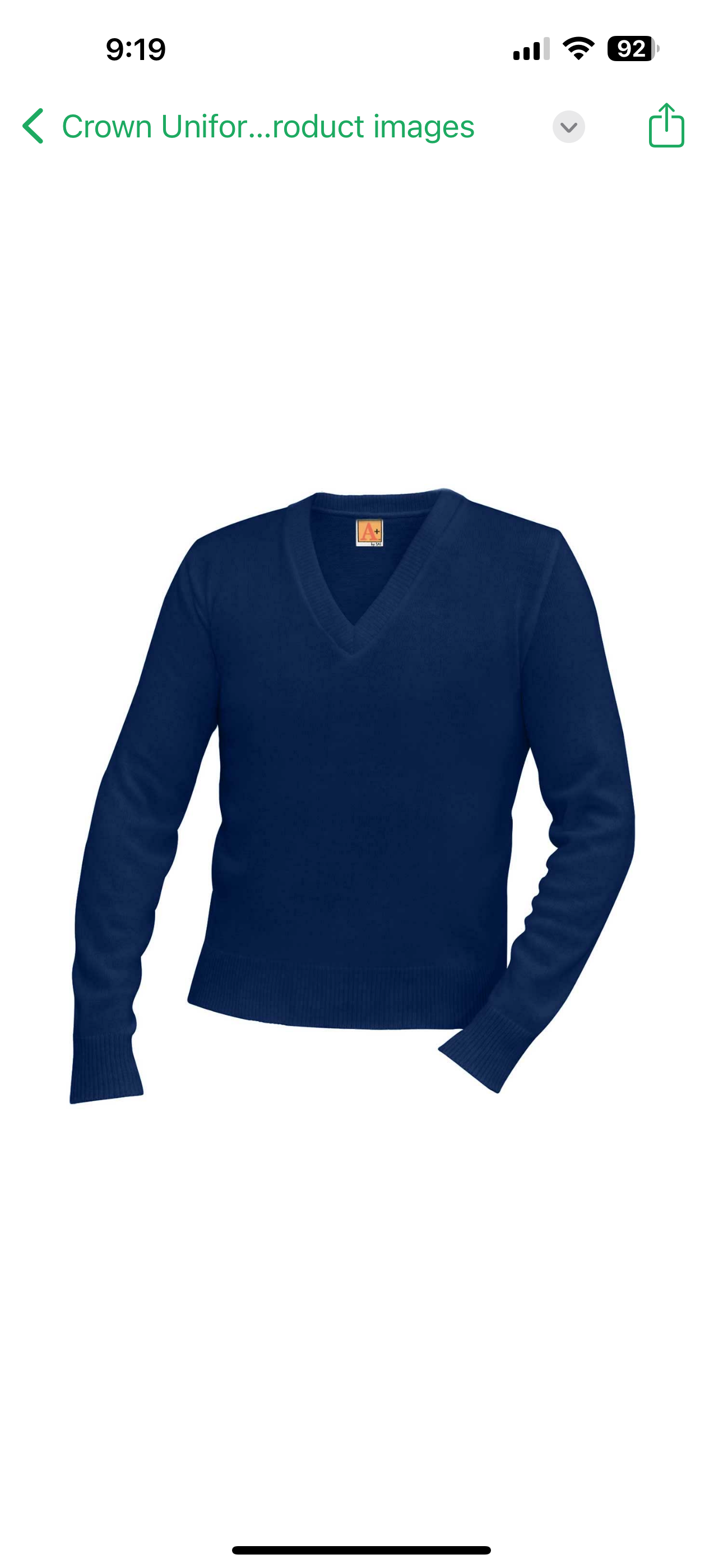 Adult Pullover Cardigan
