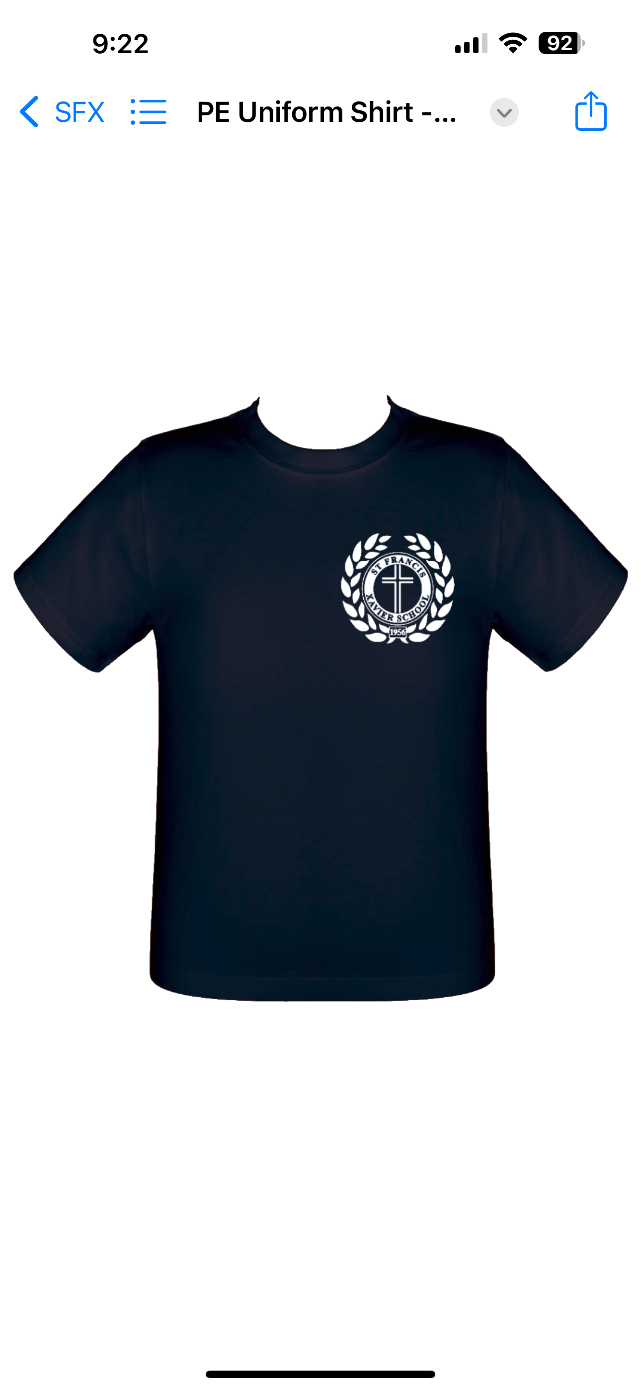 Youth PE Shirt