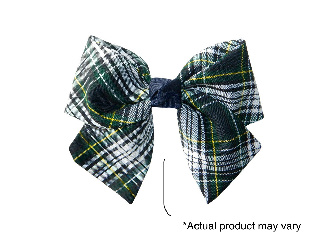 Plaid Short Tail Bow