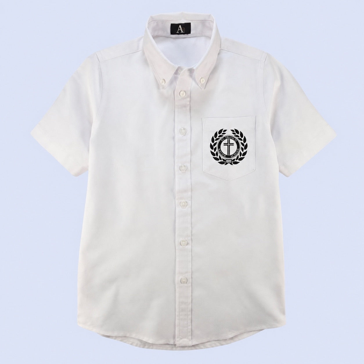 Adult Pinpoint Oxford Short Sleeve Shirt